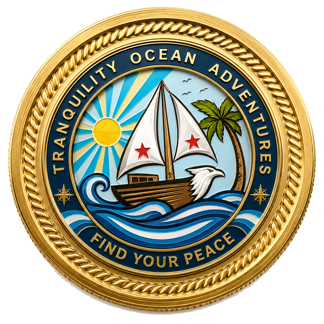 Tranquility Ocean Adventures donation coin